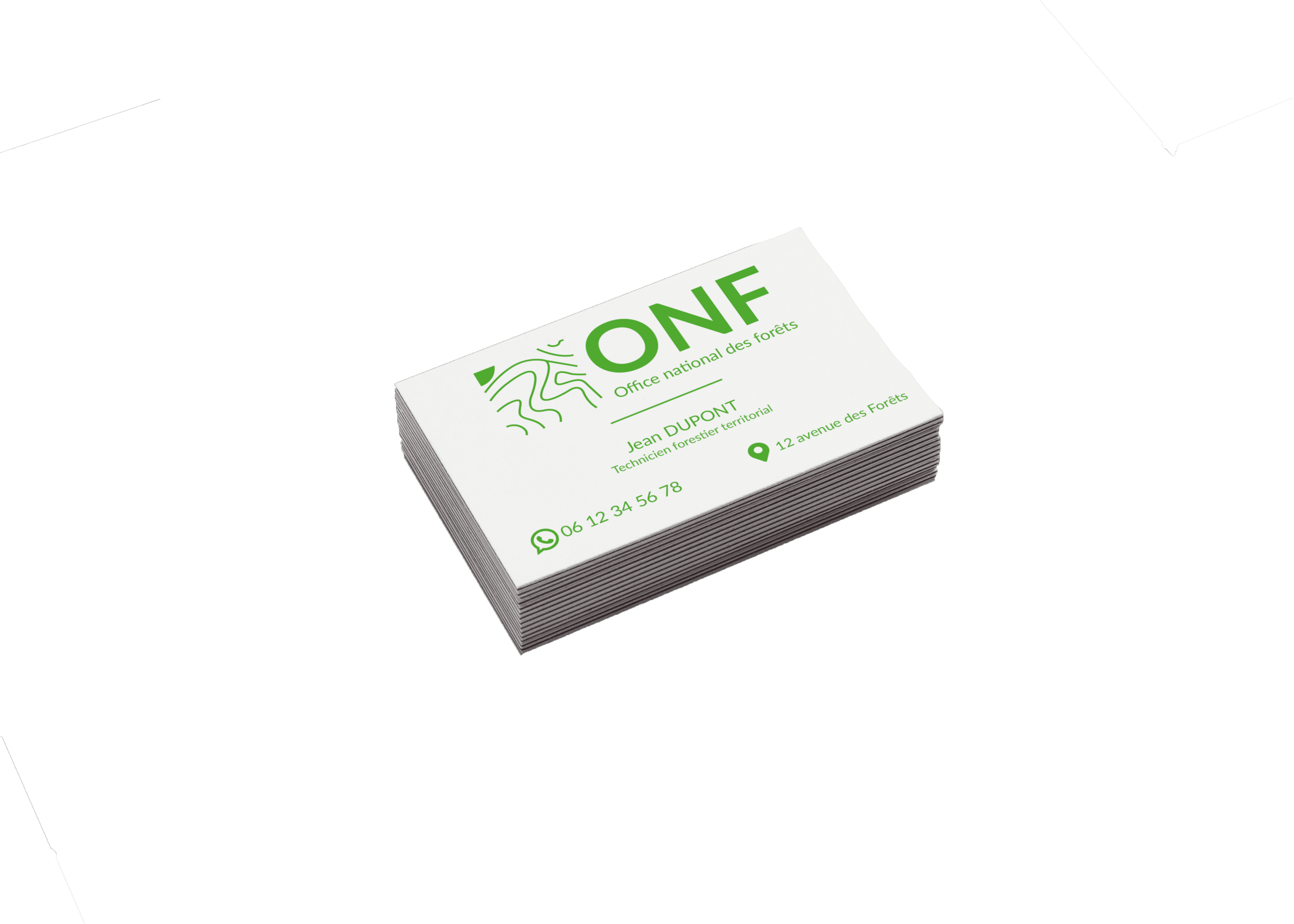 Second mockup de carte ONF